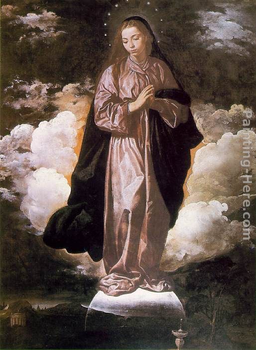 The Immaculate Conception painting - Diego Rodriguez de Silva Velazquez The Immaculate Conception art painting